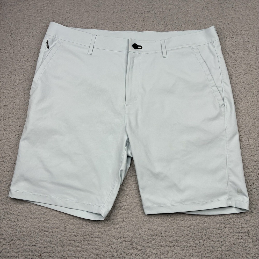 Public Rec All Day Every Day Shorts Men's 36 Light Blue Stretch Golf Casual